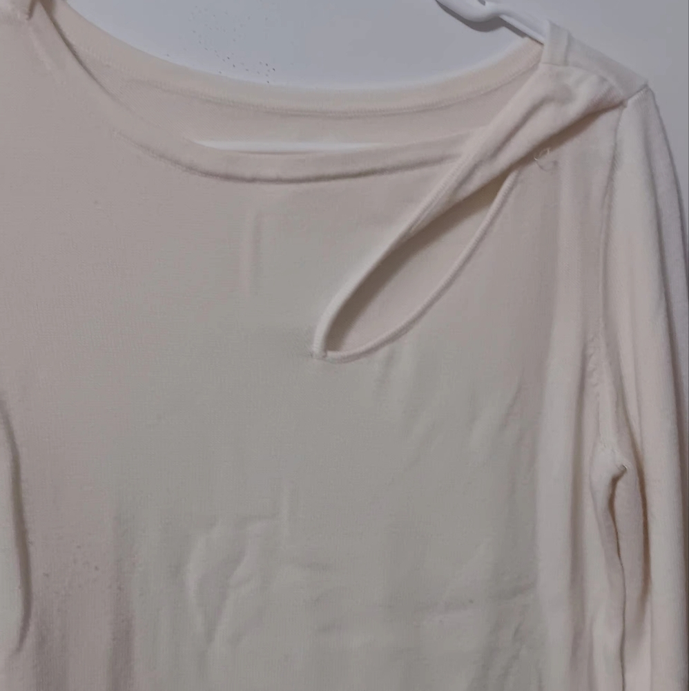 Elegant Cream Women's Top